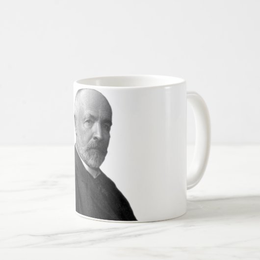 Deutscher Mathematiker Georg Cantor Kaffeetasse (VorderseiteRechts)