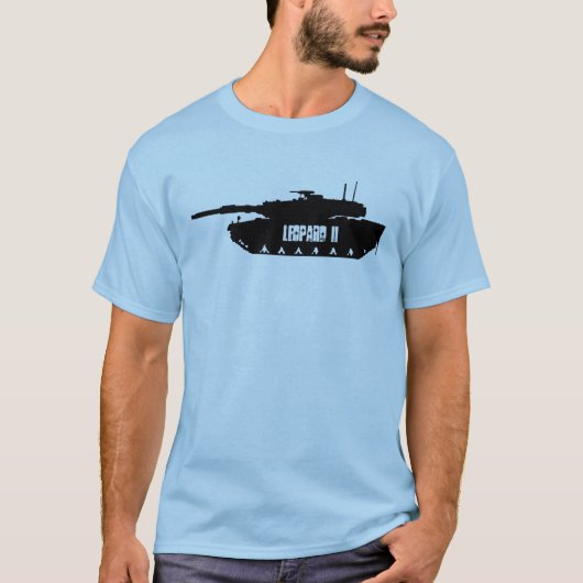 Deutscher MBT des Leopard-2 T-Shirt (Vorderseite)