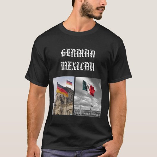 Deutscher mexikanischer T - Shirt (Vorderseite)
