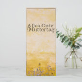 Deutscher Muttertag auf der Wiese der Vintagen Blu (Stehend Vorderseite)