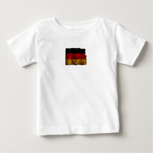 Deutscher Muttertag auf der Wiese der Vintagen Blu Baby T-shirt