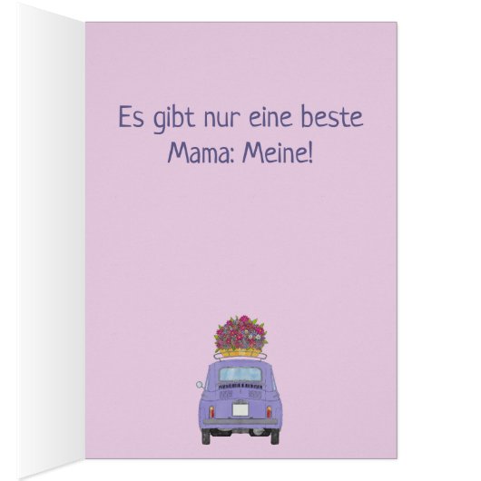 Deutscher Muttertag glücklich! (Innen (Rechts))