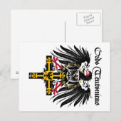 Deutscher Orden Kaiseradler Postkarte (Vorne/Hinten)
