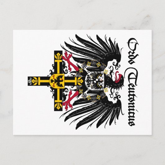 Deutscher Orden Kaiseradler Postkarte (Vorderseite)