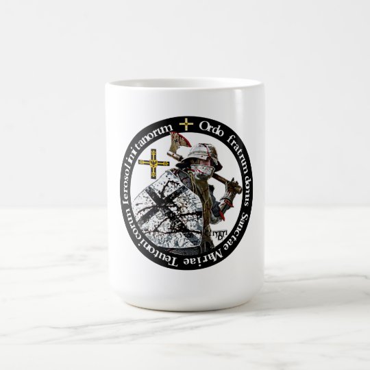Deutscher Orden Ritter mit Axt Tasse