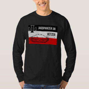 Deutscher Panzer Hetzer Jagdpanzer 38 Infanterie W T-Shirt