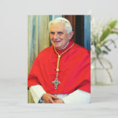 Deutscher Papst Benedict Einladung (Stehend Vorderseite)