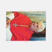 Deutscher Papst Benedict Fleecedecke (Vorderseite (Horizontal))