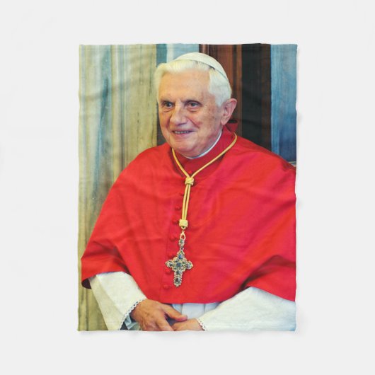 Deutscher Papst Benedict Fleecedecke (Vorderseite)