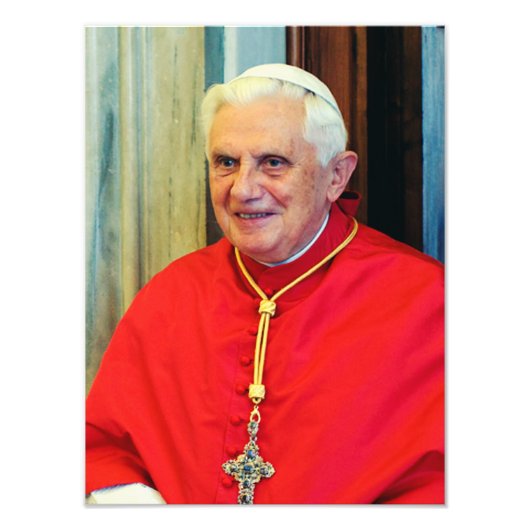 Deutscher Papst Benedict Fotodruck (Vorne)