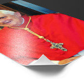 Deutscher Papst Benedict Fotodruck (Ecke)