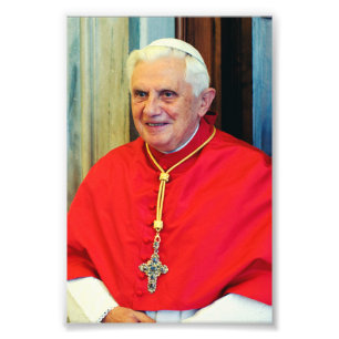 Deutscher Papst Benedict Fotodruck