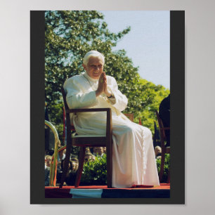 Deutscher Papst Benedict Poster