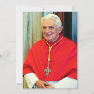 Deutscher Papst Benedikt Dankeskarte