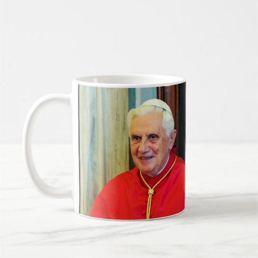 Deutscher Papst Benedikt Kaffeetasse (Links)