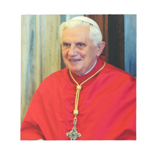 Deutscher Papst Benedikt Notizblock