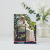 Deutscher Papst Benedikt Postkarte (Stehend Vorderseite)