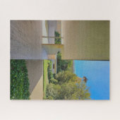 Deutscher Pavillon in Barcelona Puzzle (Horizontal)