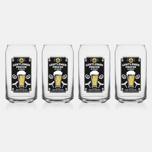 Deutscher Pilsner Beer und Wurst Dosenglas (Hinten)