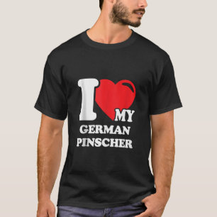 Deutscher Pincher Hund Lover Niedlicher Sonnenunte T-Shirt