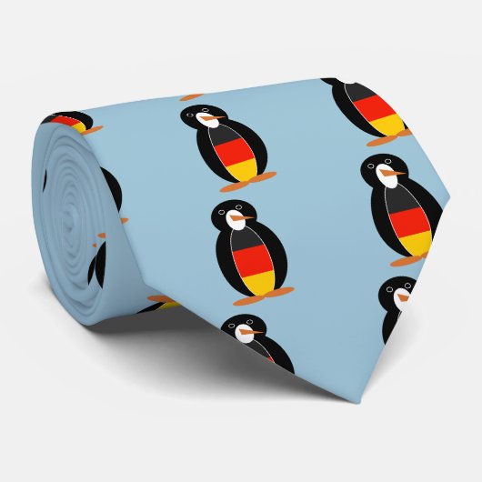 Deutscher Pinguin — Deutscher Pinguin Krawatte (Gerollt)