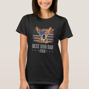 Deutscher Pinscher Bester Hund Vater je Retro USA  T-Shirt