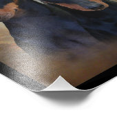 Deutscher Pinscher Fotodruck (Ecke)