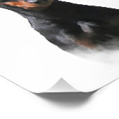 Deutscher Pinscher Fotodruck (Ecke)