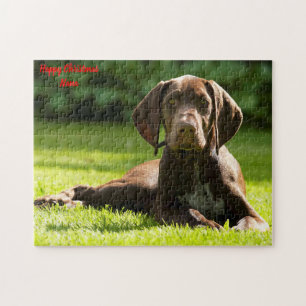 Deutscher Pointer Hund. Puzzle
