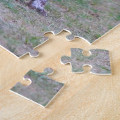 Deutscher Pointer Hund. Puzzle (Seite)