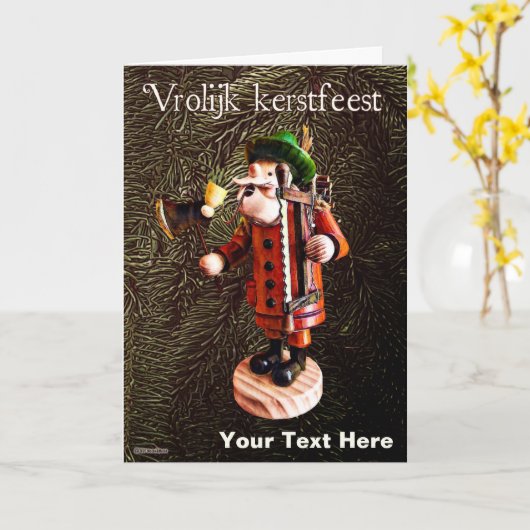 Deutscher "Raucher Man" - Anfängerbrenner Karte (Gelbe Blume)