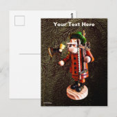 Deutscher "Raucher Man" - Anfängerbrenner Postkarte (Vorne/Hinten)