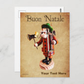 Deutscher "Raucher Man" - Anfängerbrenner Postkarte (Vorne/Hinten)