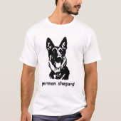 Deutscher Schäfer T-Shirt (Vorderseite)