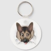 Deutscher Schäferbücher Schlüsselanhänger (Vorderseite)