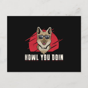 Deutscher Schäferhaufen Sie Dog Vintag Funny Postkarte