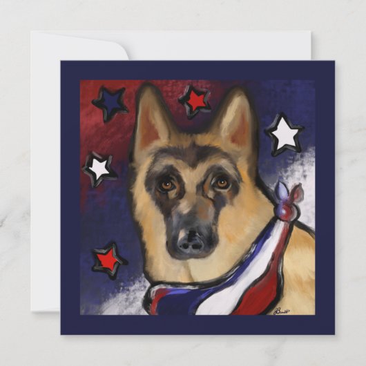 DEUTSCHER SCHÄFERHUND (Vorderseite)