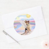 Deutscher Schäferhund #1 Runder Aufkleber (Umschlag)