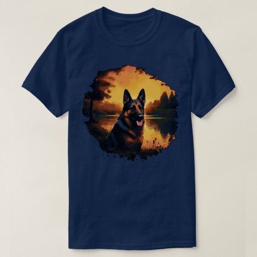 Deutscher Schäferhund 1 T-Shirt (Design vorne)