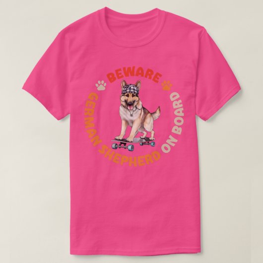 Deutscher Schäferhund 3 T-Shirt (Design vorne)