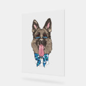 Deutscher Schäferhund Acrylschild (Winkel)