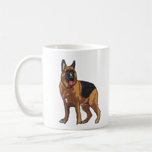 Deutscher Schäferhund Alsatian Kaffeetasse
