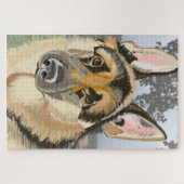 Deutscher Schäferhund, Alsationsportrait Puzzle (Horizontal)