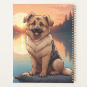 Deutscher Schäferhund am See Planer (Rückseite)