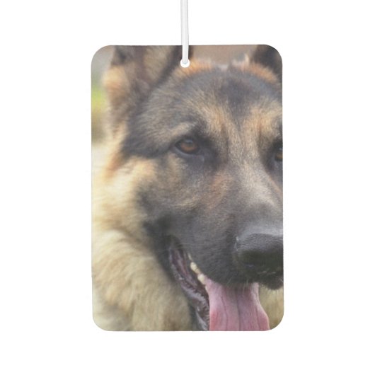 Deutscher Schäferhund Autolufterfrischer (Vorderseite)