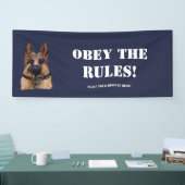 Deutscher Schäferhund Banner (Messe)