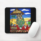 Deutscher Schäferhund-Barkeeper Mousepad (Mit Mouse)