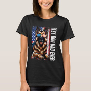 Deutscher Schäferhund Bester Hund Vater je amerika T-Shirt