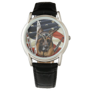 DEUTSCHER SCHÄFERHUND BIATHLON ARMBANDUHR