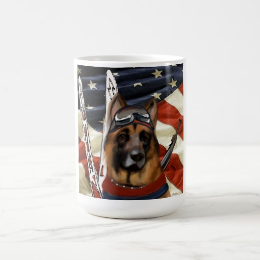 DEUTSCHER SCHÄFERHUND BIATHLON  KAFFEETASSE (Mittel)